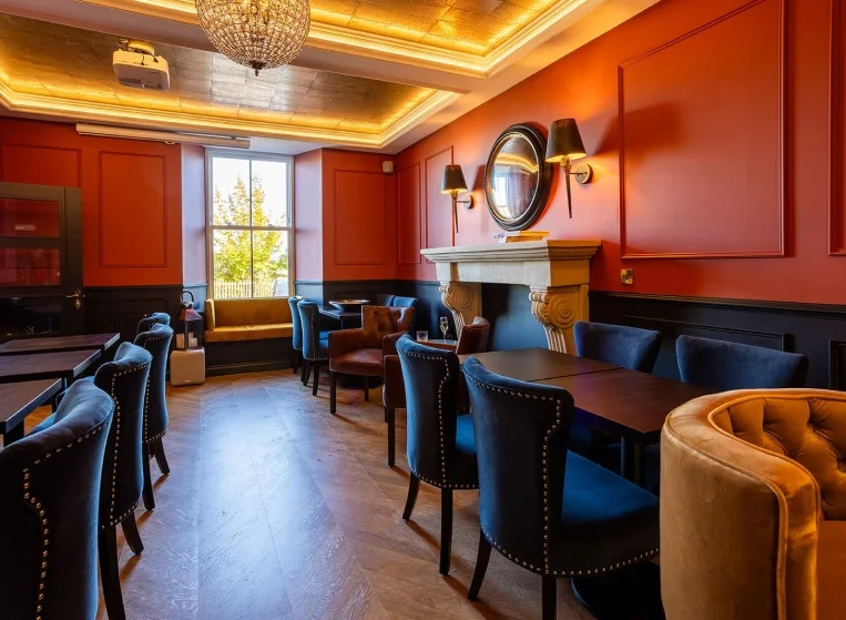 A cozy dining room